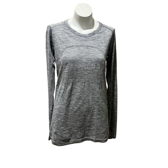 Lululemon Tops - Lululemon Women's Gray Long Sleeve Activewear Top Size 12